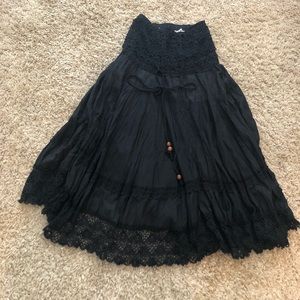 Black skirt